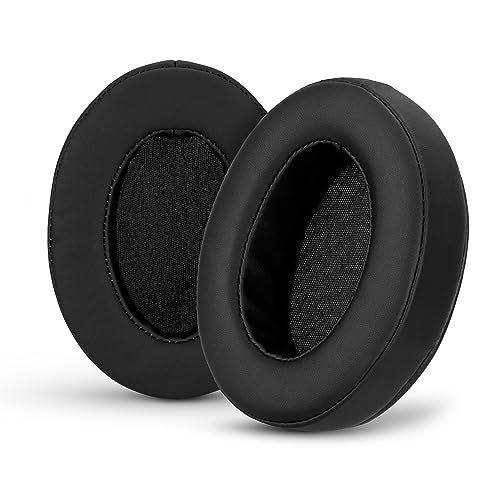 Brainwavz Replacement Earpads for ATH M50X M50BT Steelseries Arctis Pro Wireless Stealth 600 HyperX Cloud AKG SHURE Philips Many More Headphones Memory Foam Ear Pad Cushions Black Oval - Image 1
