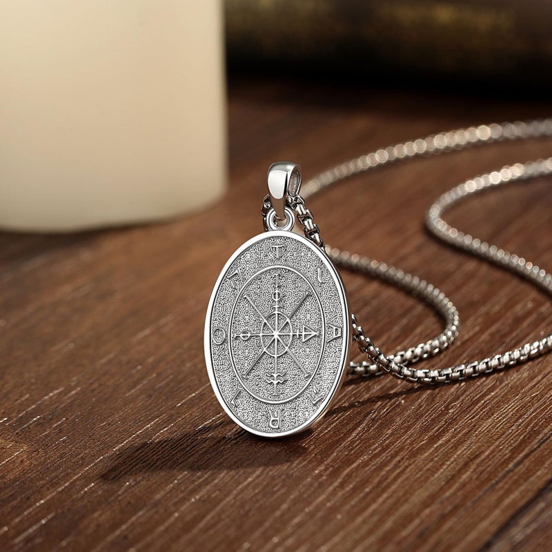 EUDORA Fortuna Roman Goddess of Fortune Necklace for Women Sterling Silver S925, Goddess of Abundance Fortune Tykhe Lady Luck Pendant Jewelry Gifts for Women, 20"+2" - Image 3