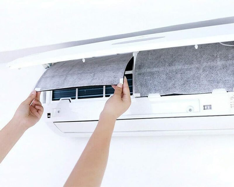 98 x 18 Inches Air Vent Filter Accessories with Adhesive Hook Tape - Image 3