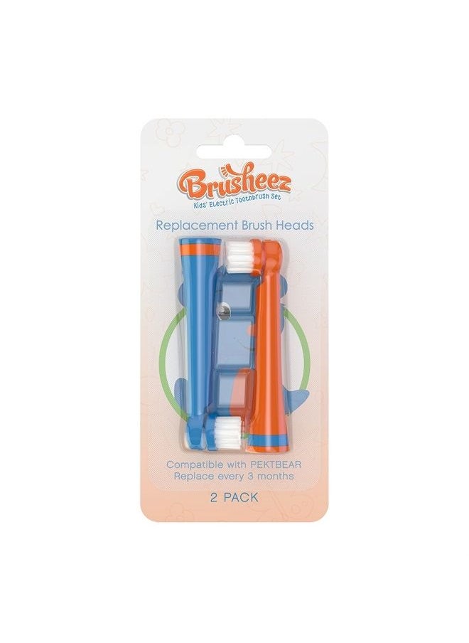 Brusheez - ® Electronic Toothbrush Replacement Brush Heads 2 Pack (Buddy The Bear) - Image 1