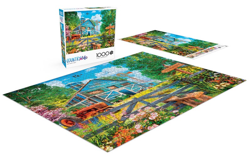 Buffalo Games - Dominic Davison - Oak Valley Farm - 1000 Piece Jigsaw Puzzle for Adults -Challenging Puzzle Perfect for Game Nights - Finished Size is 26.75 x 19.75 - Image 4