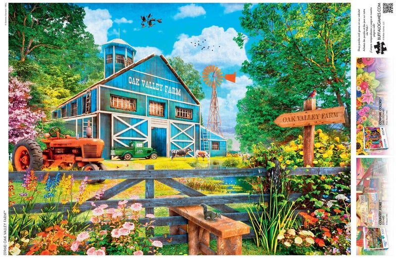 Buffalo Games - Dominic Davison - Oak Valley Farm - 1000 Piece Jigsaw Puzzle for Adults -Challenging Puzzle Perfect for Game Nights - Finished Size is 26.75 x 19.75 - Image 5