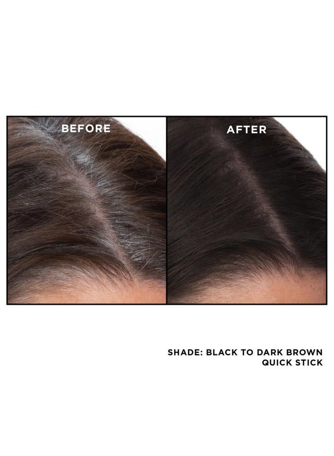Everpro Gray Away Root Touchup Quick Stick, Black/Dark Brown, 0.1 Oz - Image 3