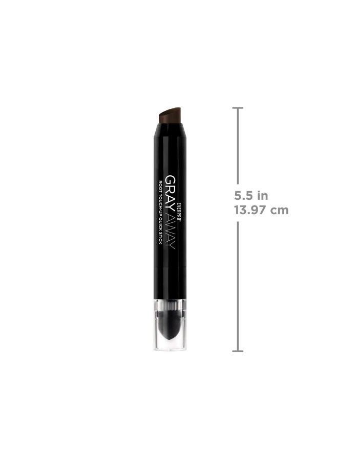 Everpro Gray Away Root Touchup Quick Stick, Black/Dark Brown, 0.1 Oz - Image 5