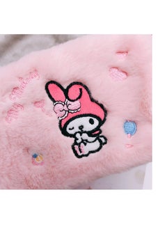 KASTWAVE Cartoon Anime Plush Makeup Bag, Zipper Pouch Cosmetics Bag, Embroidery Cartoon Characters Capacity Bag, Suitable For Women Girl Gift  - Image 3