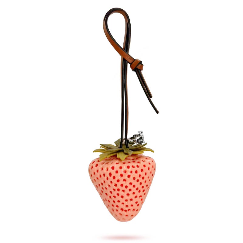 SOPKTA Bag Charm Keychain - Cute Purse Charms for Women, Handbag Accessories - Personalized Gift for Mom, Daughter, Valentine, Christmas -little strawberry-pink - Image 1
