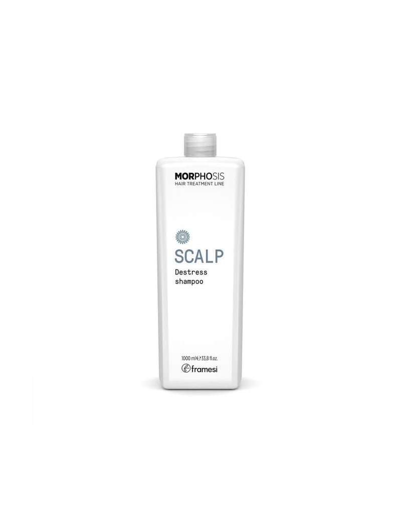 FRAMESI Morphosis Scalp Destress Shampoo 33.8 fl oz, Soothing Shampoo for Sensitive Scalps, Natural Ingredients and pH Balanced - Image 1