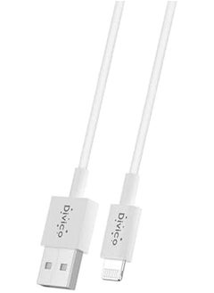 DIVICO B A To Iphone Charger Cable 1M White Nylon For Iphone 14 14 Pro 14 Plus 14 Pro Max Iphone 13 8 All Series 60103  - Image 3