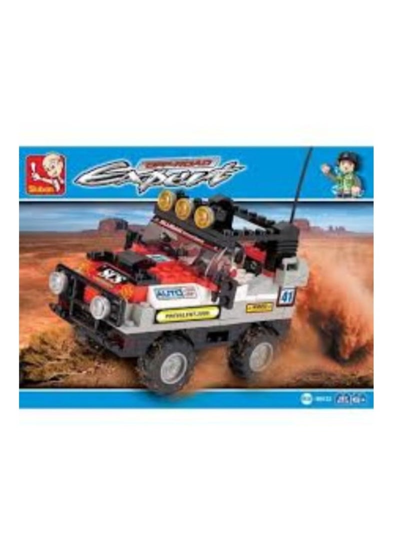 Sluban Jeep Building Blocks Set, Off-Road Expert - 167 Pieces, 4x4 Racing ATV Building Toy with Mini Driver Figure, STEM Educational Toy for Kids Ages 6+ - Image 2