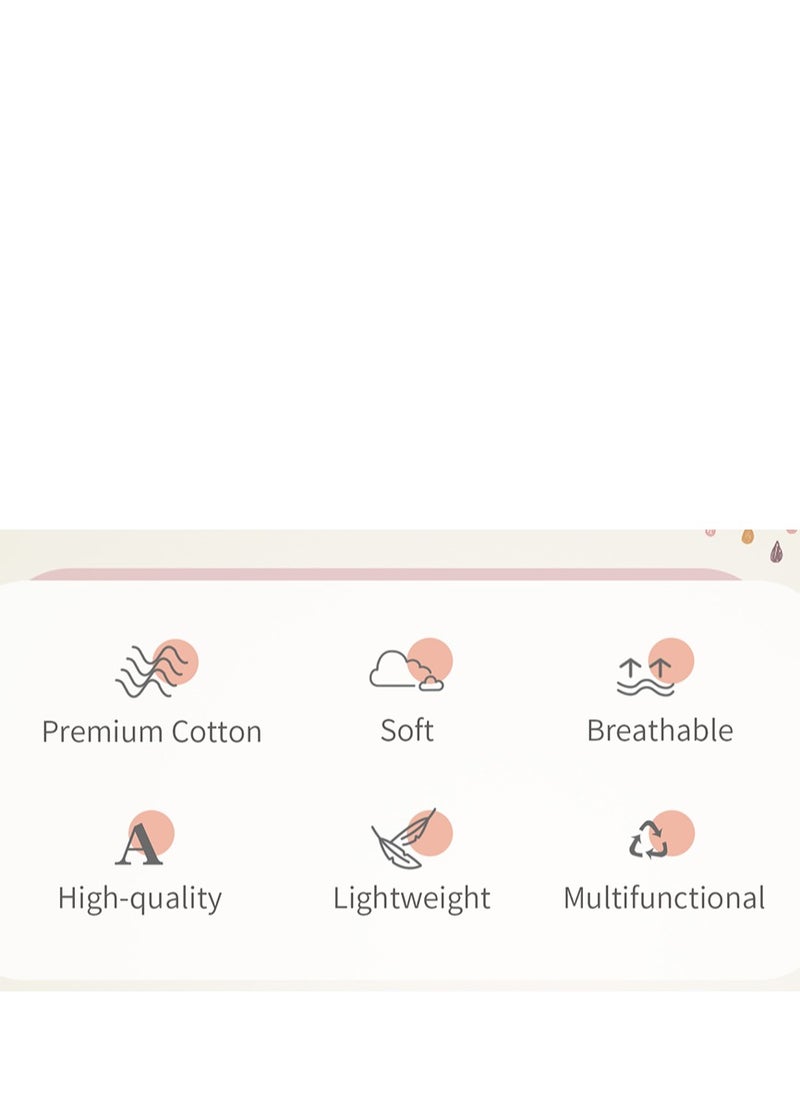 insular - Single Layer Swaddle Wrapped Blanket - Image 1