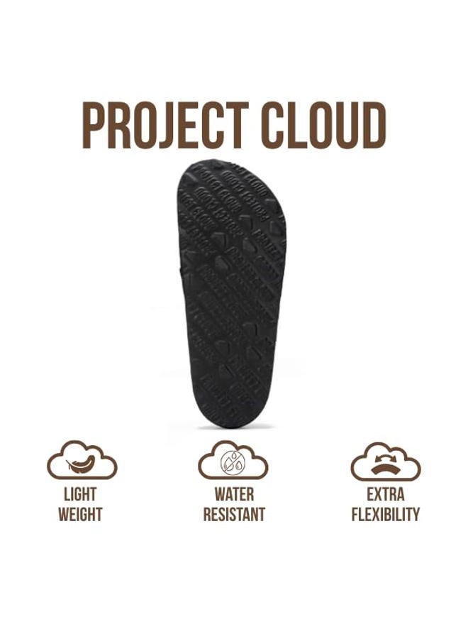 Project Cloud 100% Genuine Leather Moccasin-Style Clogs for Women - Memory Foam and Water Resistant Mules Slip-on - Non-Slip and Durable Clogs Casual Shoes for Women Footwear, Black - Haven, 9 - Image 4