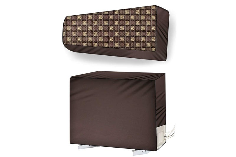 Glory Care Split AC Cover for 1.5 Ton Indoor & Outdoor Unit | Waterproof & Dustproof Protection | UV Resistant | Durable PVC Material | Weatherproof Outdoor Cover | Easy Installation - Image 1