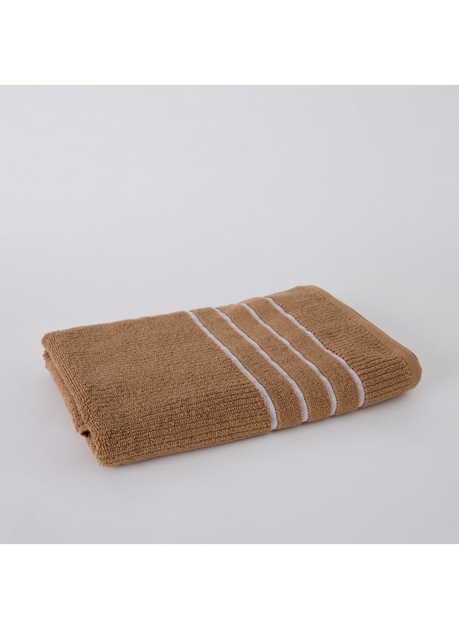 Home Box Mateo Ribbed Cotton Bath Towel 136 x 68 cm  - Image 5
