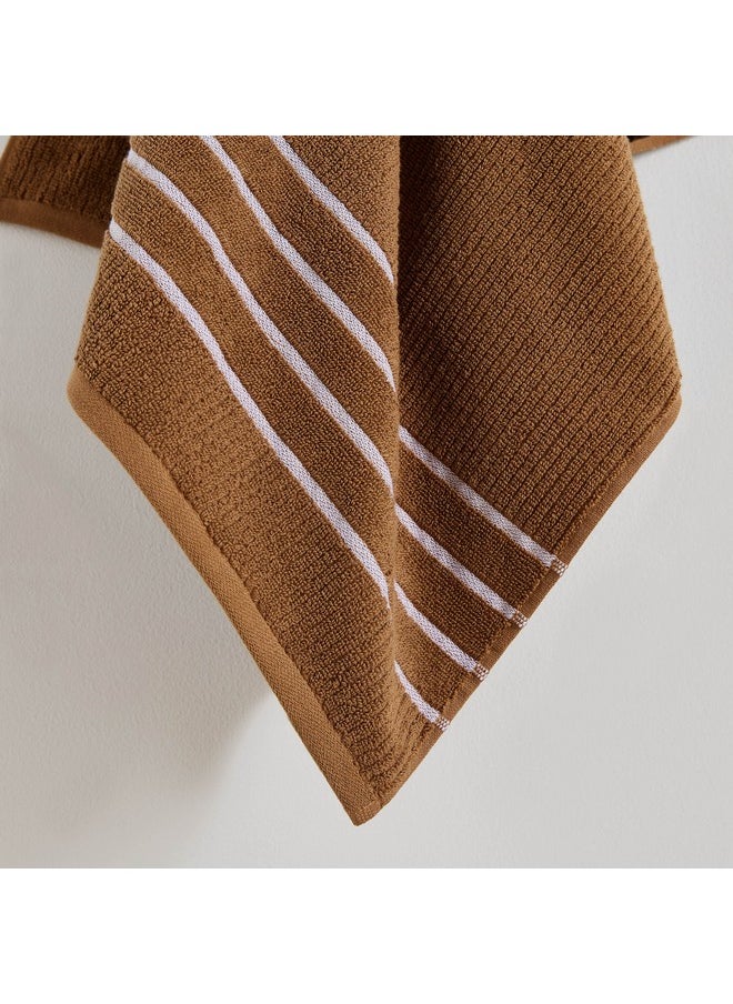 Home Box Mateo Ribbed Cotton Bath Towel 136 x 68 cm  - Image 3