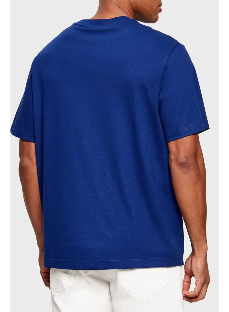 Calvin Klein Crew Neck Pique T-Shirt