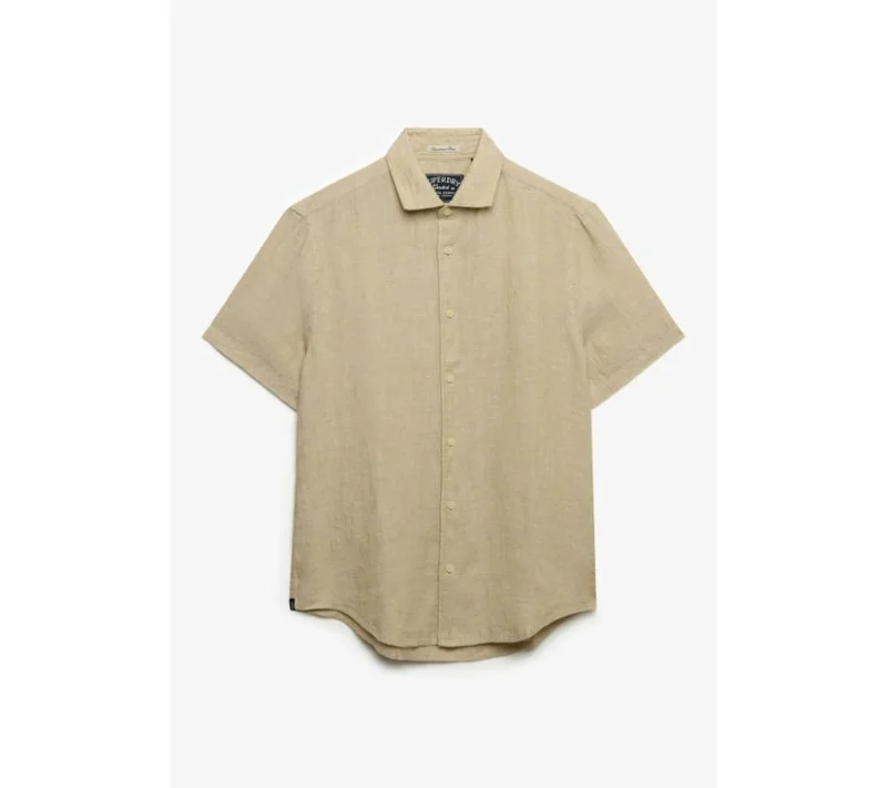 سوبر دراي Riviera Short Sleeve Linen Shirt