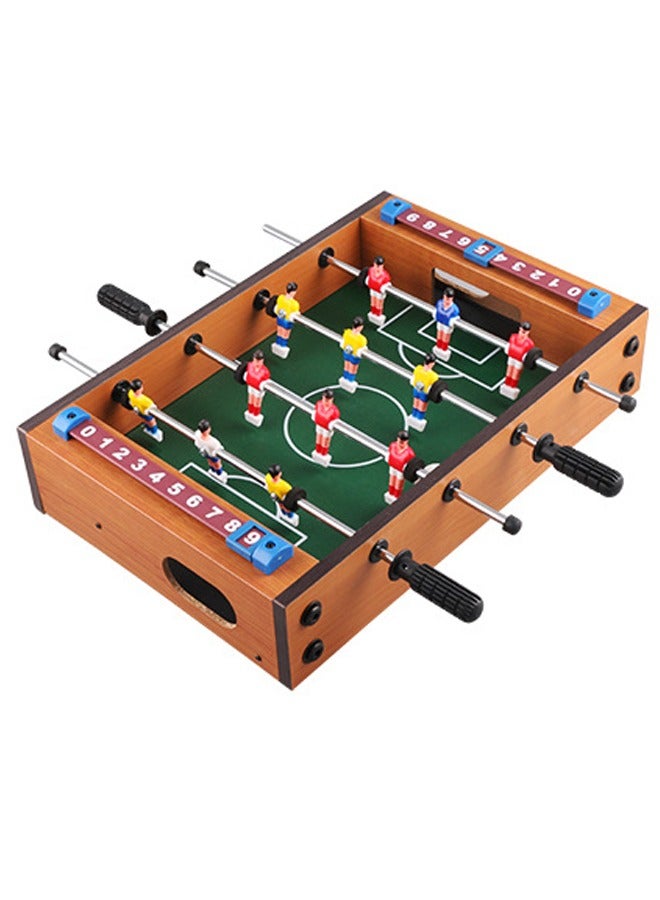 Portable Mini Foosball Table Tabletop Football Game Set for Adults & Kids for Family Night, Game Room, Arcades, Parties, Wooden Football - Image 1