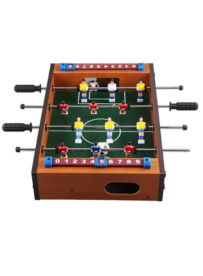Portable Mini Foosball Table Tabletop Football Game Set for Adults & Kids for Family Night, Game Room, Arcades, Parties, Wooden Football - Image 2
