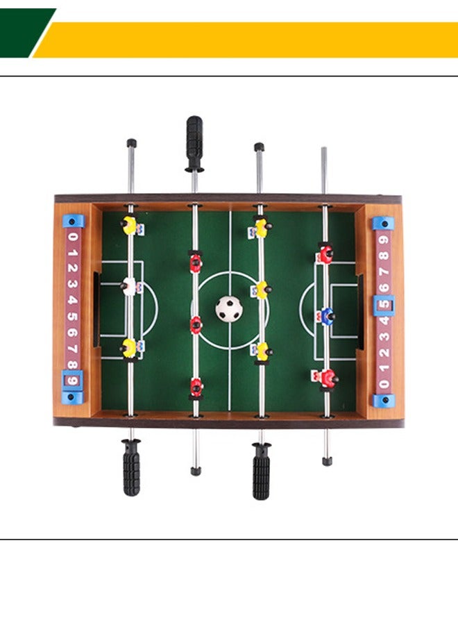 Portable Mini Foosball Table Tabletop Football Game Set for Adults & Kids for Family Night, Game Room, Arcades, Parties, Wooden Football - Image 3