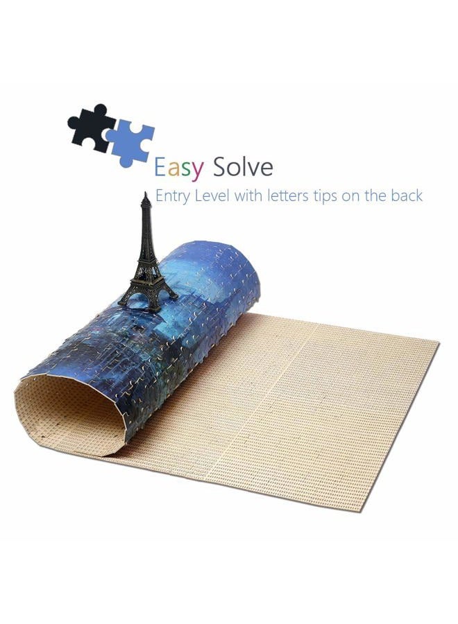 Ingooood Tranquil Series- Castle in The Night- Basswood Jigsaw Puzzles 1000 Pieces for Adult - Image 4