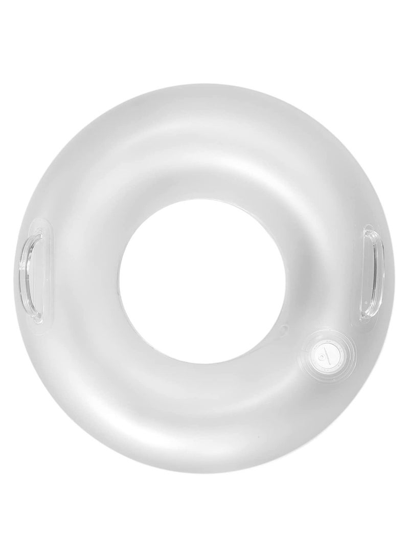 SYOSI SYOSI LED Inflatable Pool Float, Adult Pool Float Tube, LED Pool Swim Ring, Water Fun Large Blow Up Summer Beach Swimming Raft, for Kids - Image 4