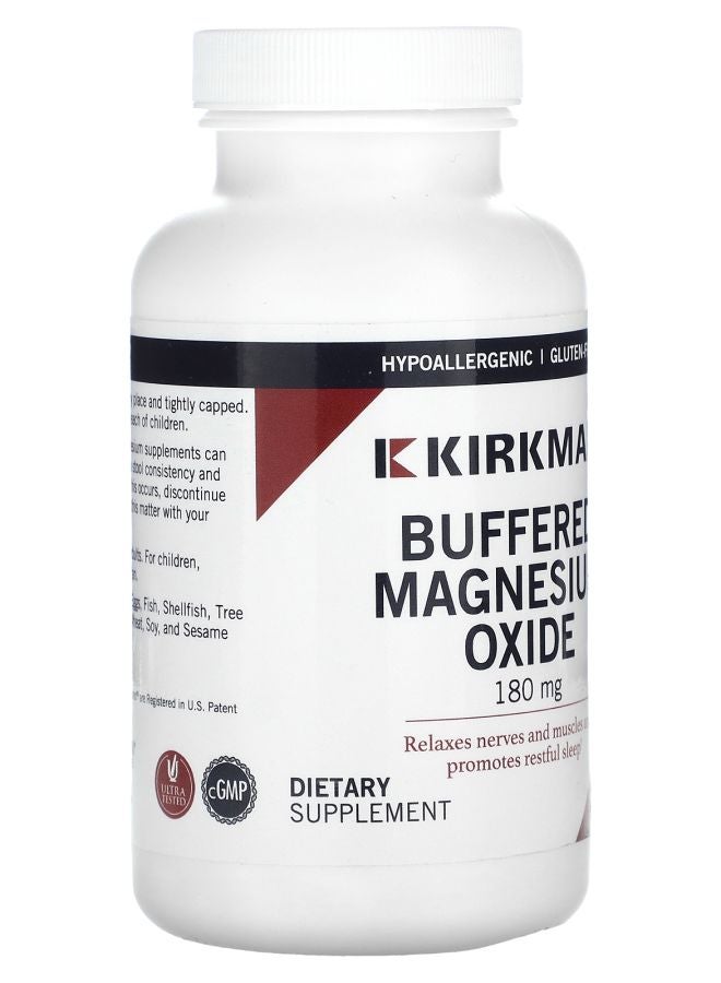 Kirkman Labs Buffered Magnesium Oxide 180 mg 250 Capsules - Image 2