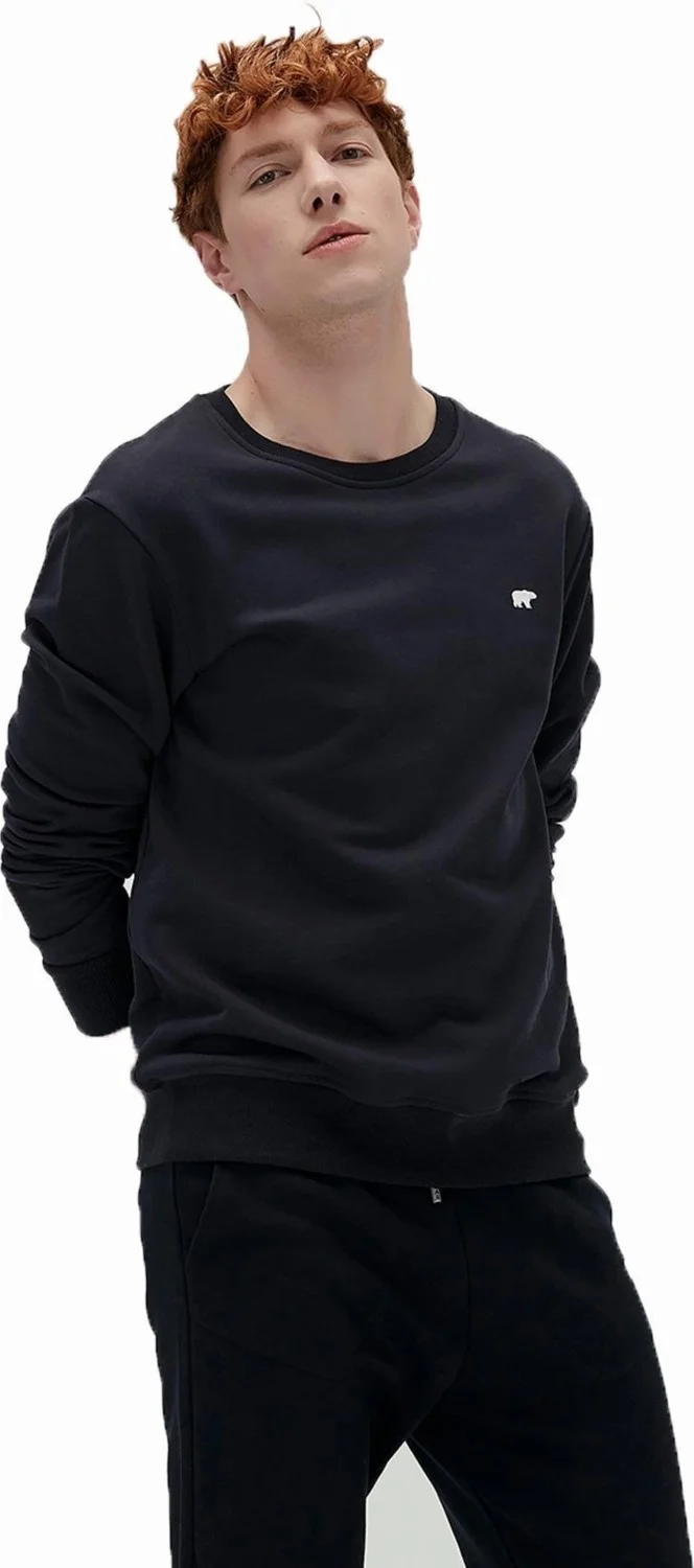 Bad Bear Presage Crewneck Black Men's Sweatshirt 20.02.12.012-C01