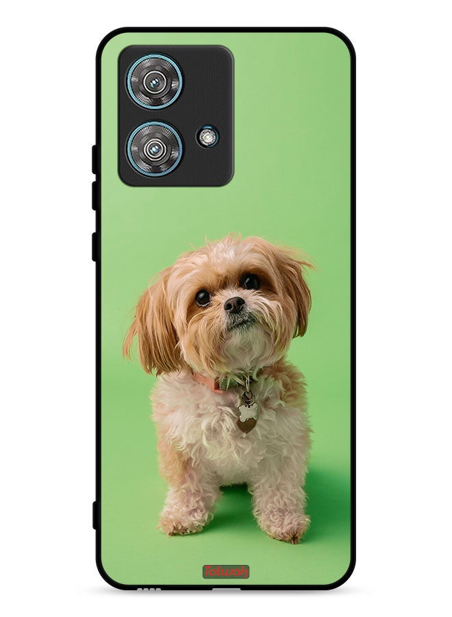 Tolwak Motorola Edge 40 Neo 5G Protective Case Cover Cute Puppy  - Image 1