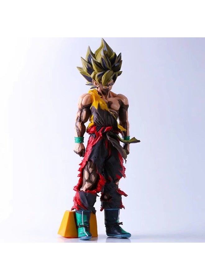 هالامودو التنين الكرة سوبر ساي روك غوكو دمية سوداء سطح المكتب وجهاز كمبيوتر حالة الديكور - Image 1