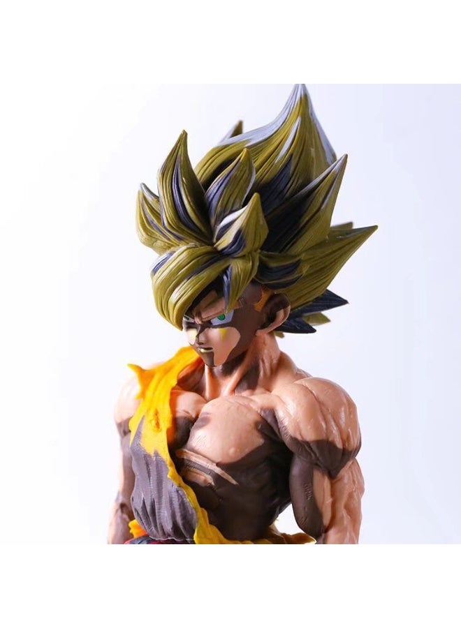 هالامودو التنين الكرة سوبر ساي روك غوكو دمية سوداء سطح المكتب وجهاز كمبيوتر حالة الديكور - Image 2