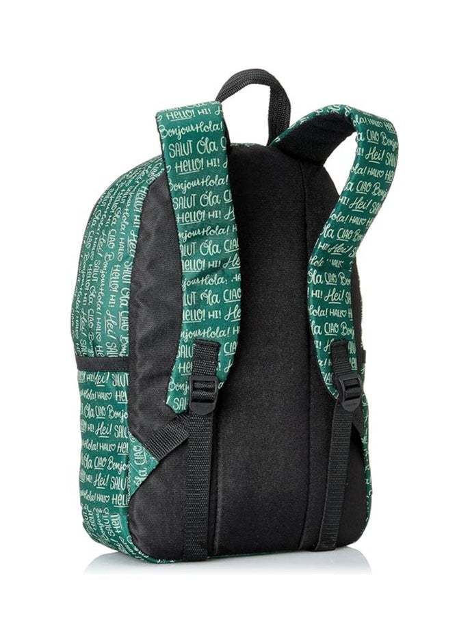 Mintra - Polyester Letter-Print Unisex Waterproof School Backpack - Image 1