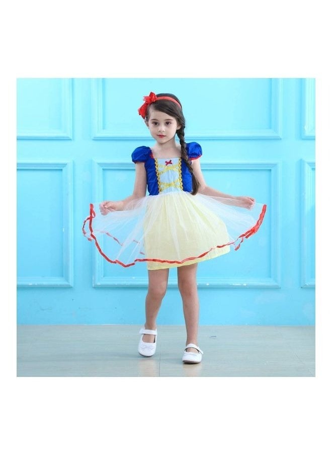 Princess Party Dress with Headband - Image 2