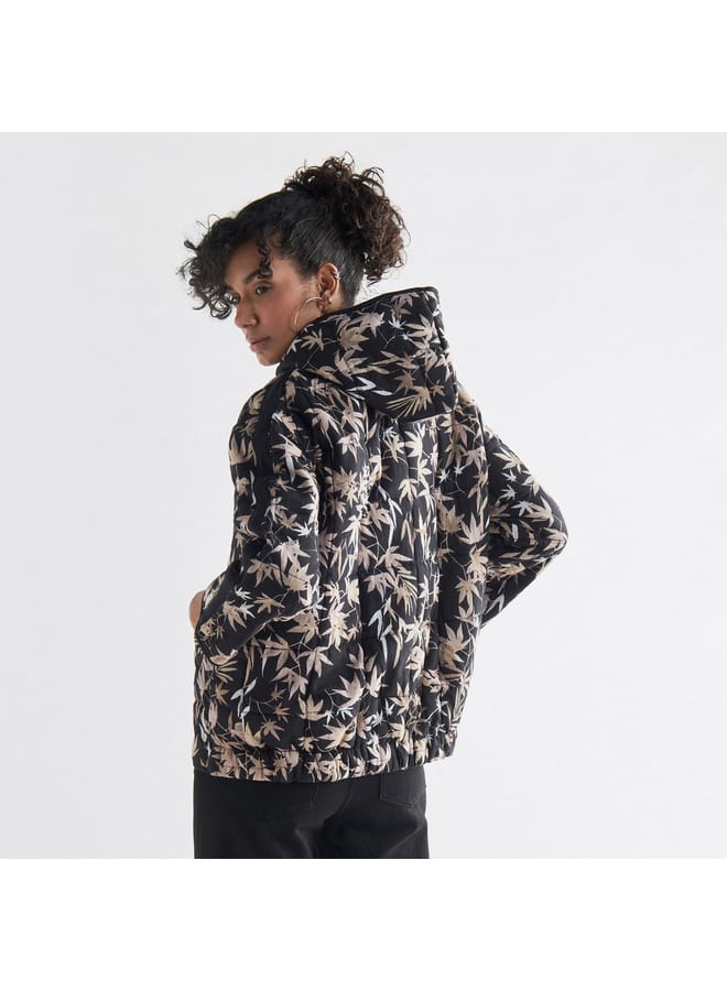 Splash FAV All-Over Print Zip Through Hoodie with Pockets  - Image 3