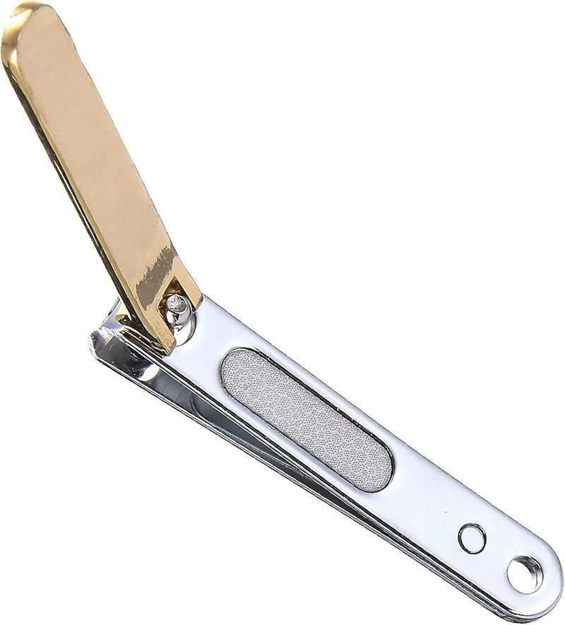 Simba GoldPlated Carbon Steel Baby Nail Clipper with Builtin Nail File - Image 3