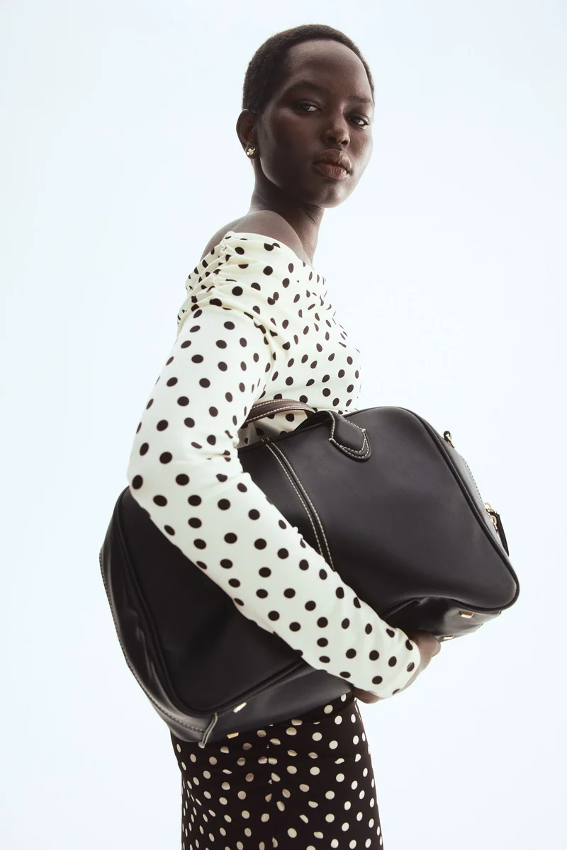 H&M Draped one-shoulder top