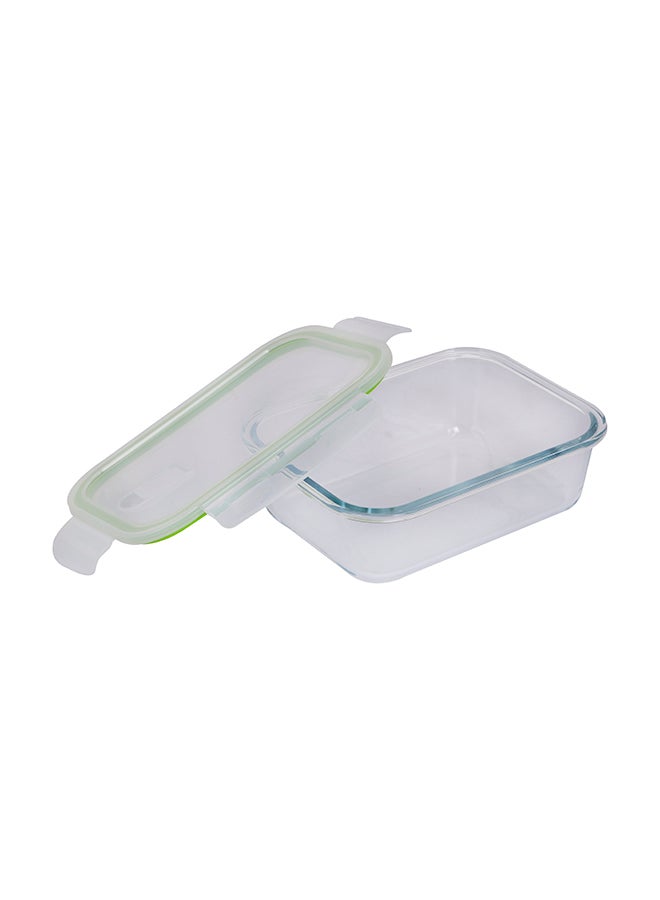 Royalford 2-Piece Glass Container Set Green/Clear - Image 4