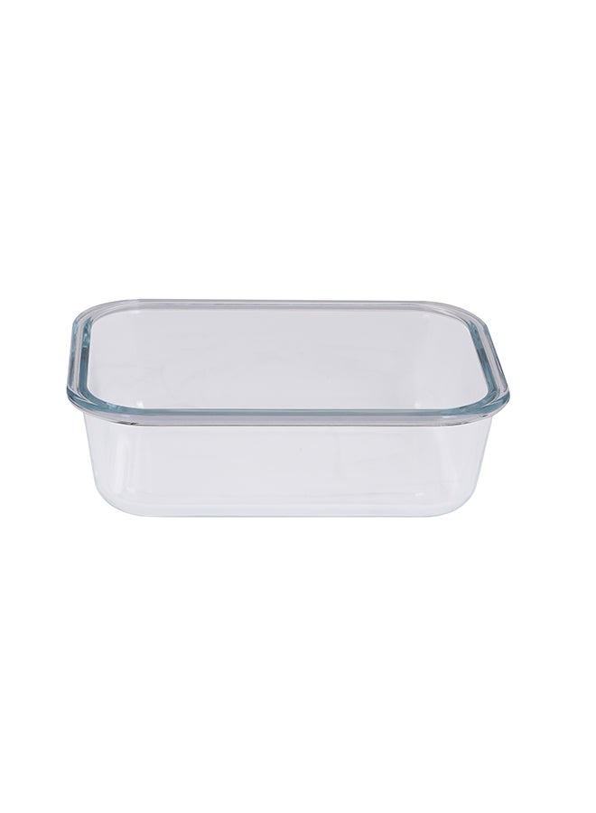 Royalford 2-Piece Glass Container Set Green/Clear - Image 2