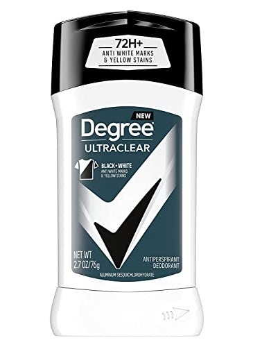 Degree Degree Men Ultra Clear Black Plus White Antiperspirant Deodorant 2.7 Ounce (Pack of 3) 