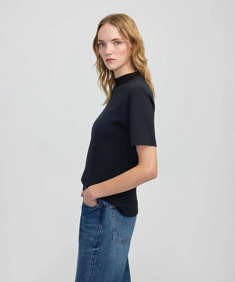 Ipekyol Ribbed Neck T-Shirt