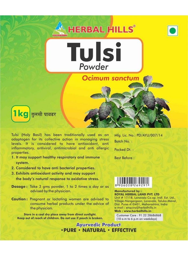 Herbal Hills Tulsi Powder | 1 Kg | Herbal Tulsi Powder - Image 2