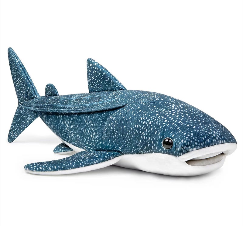 ZHONGXIN MADE Simulation Great Whale Shark Plush Toy Realistic 205 Long Lifelike Blue Texture Whale Shark Stuffed Toys Super Soft Ocean Sea Creatures Sharks Plush Toy Gift Collection for Kids - Image 4