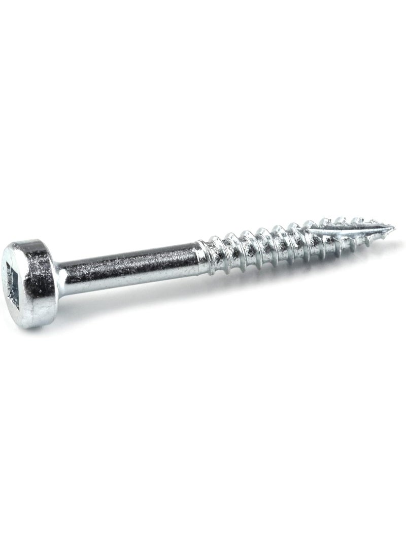 Kreg Kreg SPS-F125-500 Zinc Pocket-Hole Screws, 1 1/4-Inch #6 Fine Thread, Pan Head (500 Count)  - Image 1