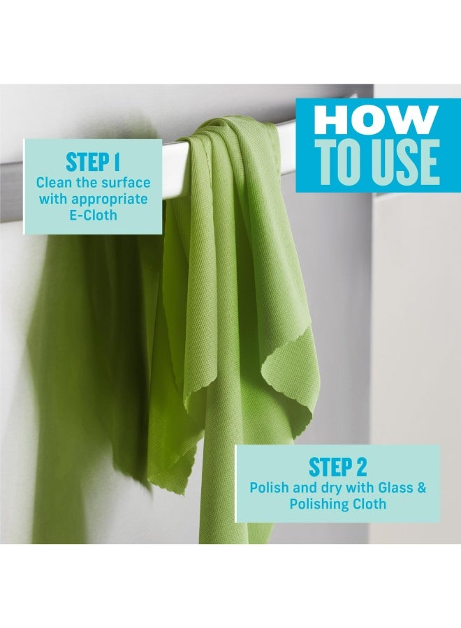 e-cloth E-ClothE Cloth Polishing Microfiber Cleaning Cloth Microfiber Polishing Towel Polishing Microfiber Towels For Cars Windows And More 4 Pack Polishing Cloth Only  - Image 2