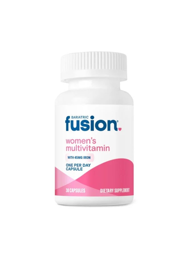 Bariatric Fusion One Per Day Bariatric Multivitamin with Iron for Women | Post-Gastric Sleeve & Bypass Support | Hair & Nail Vitamin Blend | 30 Capsules – One Month Supply - Image 1