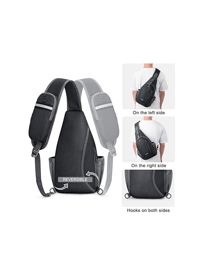 G4Free - RFID Blocking Crossbody Sling Bag Small Chest Shoulder Backpack Men Women Hiking Outdoor - Image 1
