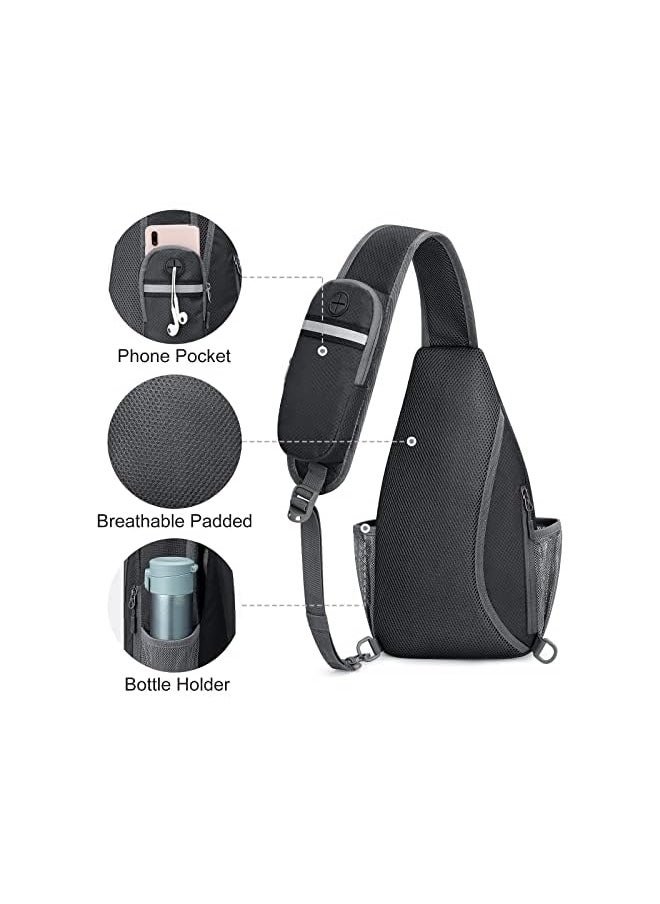 G4Free - RFID Blocking Crossbody Sling Bag Small Chest Shoulder Backpack Men Women Hiking Outdoor - Image 1