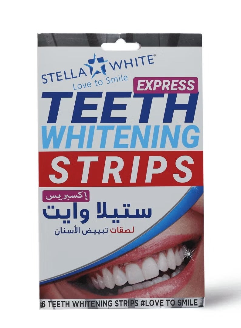 ستيلا وايت شرائط تبييض الأسنان (6 قطع) - Image 1