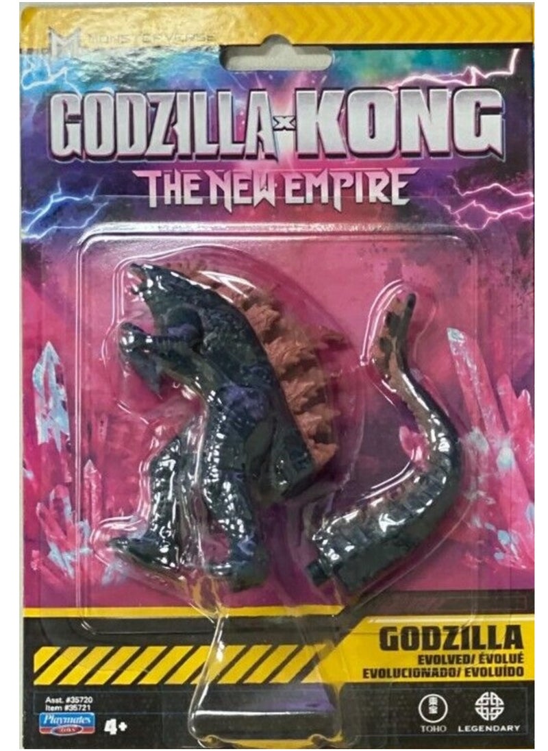 Godzilla - Godzilla x Kong The New Empire: Evolved Godzilla Mini Figure - 3.25 Inches - Image 1