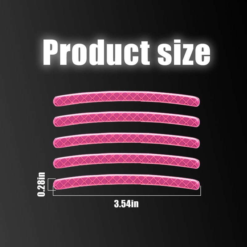 Zipelo 20PCS Reflective Car Wheel Decorative Stripe Stickers, Anti Scratch Vehicle Night Safety Warning Tape Decal, Automotive Exterior Tire Rims Sticker Accessories, Universal Fit (Pink) - Image 2