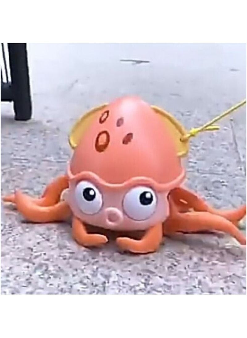 ACLIX Octopus Amphibious Pull String Playing Bath Toy - Image 2